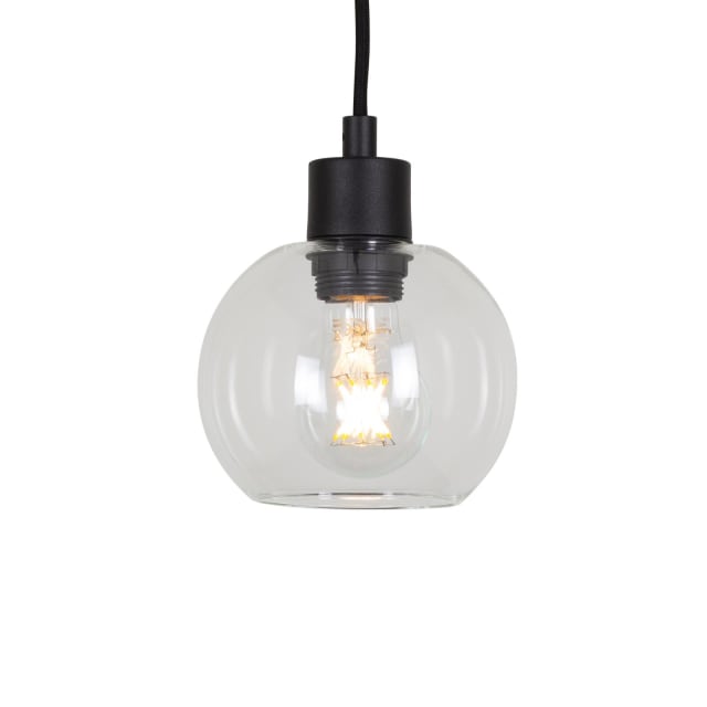 PSM LIGHTING - Moby transparent/cuivre rouge/rosé suspension-avec 2m de câble textile et arr - 5082.A.E27.SH.28.TR.TXRK PSM LIGHTING - Moby transparent/cuivre rouge/rosé suspension-avec 2m de câble textile et arr - 5082.A.E27.SH.28.TR.TXRK