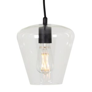 PSM LIGHTING - Moby transp/brun brillant/bronze foncé suspension-avec 2m de câble textile et - 5098.E27.23.TR.TXG23