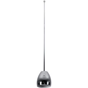 PSM LIGHTING - OLIVIA MINI suspension avec rotule - tige raccourcissable noir - dorée int. - 1918.B3.E27.29