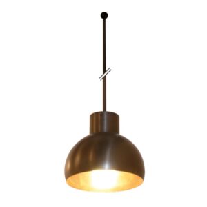 PSM LIGHTING - OLIVIA suspension avec rotule - tige raccourcissable noir - or - 1807.B3.E27.162