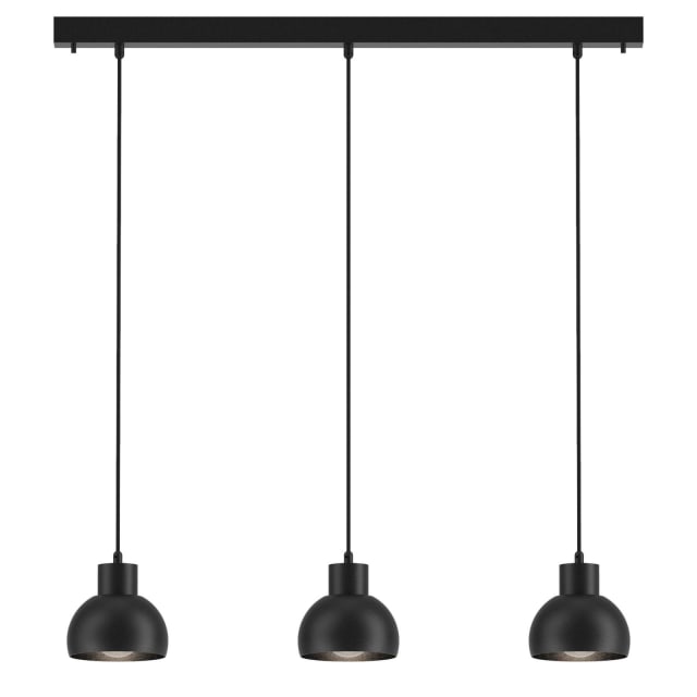 PSM LIGHTING - Olivia alu satiné suspension avec rotule-tige raccourcissable-avec 3x Olivia - 1805.E27.3.14 PSM LIGHTING - Olivia alu satiné suspension avec rotule-tige raccourcissable-avec 3x Olivia - 1805.E27.3.14
