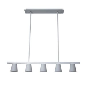 PSM LIGHTING - PIVA suspension avec rotule - tige raccourcissable alu satiné - 5031.14