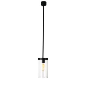 PSM LIGHTING - POLINA suspension avec rotule et rosace apparente - verre H250 blanc texture - 5073.B4.31MX