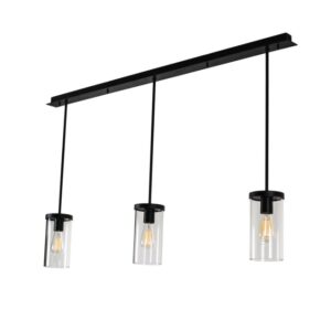 PSM LIGHTING - POLINA suspension avec rotule - tige raccourcissable - verre H250 blanc texture - 5072.31MX