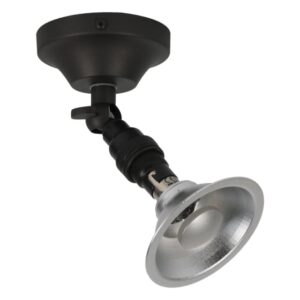 PSM LIGHTING - PULA plafonnier apparent - orientable - avec rosace - sans transfo noir texture - 5042.2M