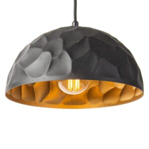 PSM LIGHTING - Rocky blanc mat texture/blanc suspension-avec 1