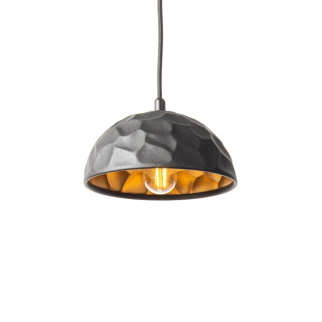 PSM LIGHTING - Rocky noir-blanc int./noir suspension-avec 1 PSM LIGHTING - Rocky noir-blanc int./noir suspension-avec 1