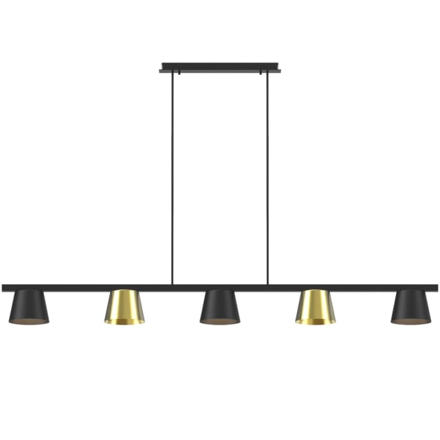PSM LIGHTING - SHAKE suspension avec rotule - tige raccourcissable - down mix cr - noir - 5581.LED.MIX28.NW PSM LIGHTING - SHAKE suspension avec rotule - tige raccourcissable - down mix cr - noir - 5581.LED.MIX28.NW