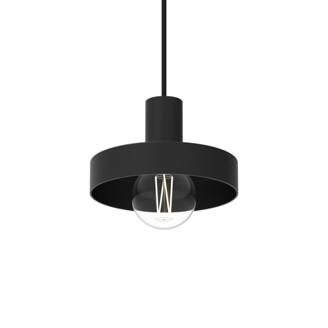 PSM LIGHTING - Skivve noir-dorée int./noir suspension-rond-avec 1 PSM LIGHTING - Skivve noir-dorée int./noir suspension-rond-avec 1