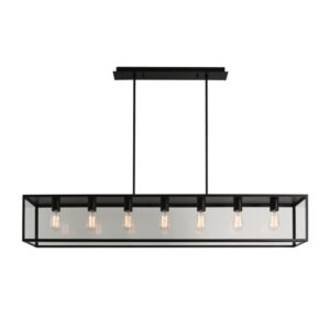 PSM LIGHTING - TAVOLO suspension fermé noir suspension avec rotule-tige raccourcissable-ave - 5100.7.XLC.32X