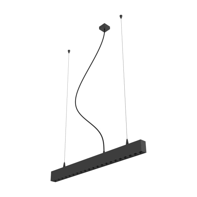 PSM LIGHTING - TIMES système lumineux - down - avec suspension - avec driver LED noir texture - 2905.1690.2M.CW PSM LIGHTING - TIMES système lumineux - down - avec suspension - avec driver LED noir texture - 2905.1690.2M.CW
