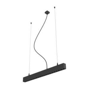 PSM LIGHTING - TIMES système lumineux - down - avec suspension - avec driver LED noir texture - 2905.1690.2M.NW