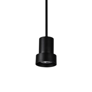 PSM LIGHTING - TONDO suspension avec rotule - tige raccourcissable noir texture - 5052.B3.2M