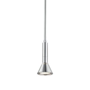 PSM LIGHTING - TUBA suspension avec rotule - tige raccourcissable - sans transfo or brillant - 4003.B3.4