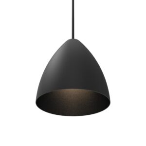 PSM LIGHTING - TWIPE PENDANT suspension avec rotule - tige raccourcissable noir - dorée int. - 1804.B3.29