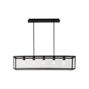PSM LIGHTING - Tavolo noir texture suspension avec rotule-tige raccourcissable-avec plaque - 5101.5.XLO.32X