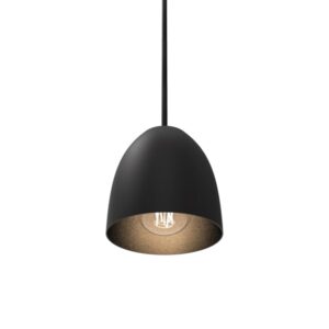 PSM LIGHTING - ZUMBA suspension avec rotule - tige raccourcissable blanc - dorée int. - 1930.B3.49
