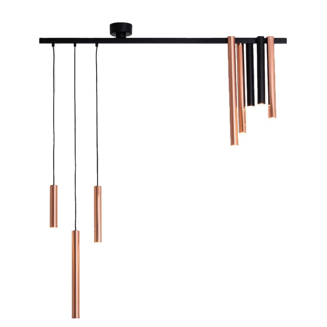 PSM LIGHTING - hanglamp-richtbaar-down-draaibare arm-zonder LED driver mix rk - zwart/zwart - 2477.MIX28.KX2.NW PSM LIGHTING - hanglamp-richtbaar-down-draaibare arm-zonder LED driver mix rk - zwart/zwart - 2477.MIX28.KX2.NW