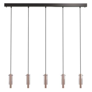 PSM LIGHTING - hanglamp - vast - down - met basis Juba - met LED driver goud - zwart / zwart - 2485.162.KX2.NW