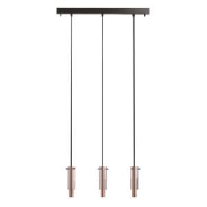 PSM LIGHTING - hanglamp - vast - down - met basis Juba - met LED driver zwart textuur / zwart - 2484.2M.KX2.NW