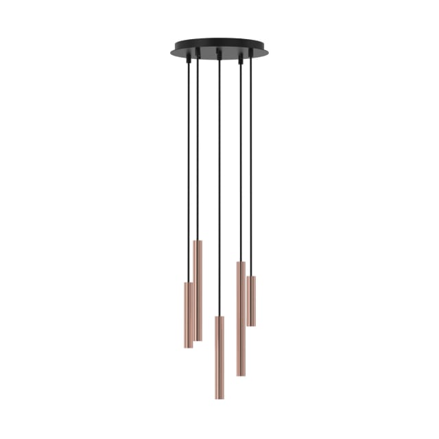 PSM LIGHTING - hanglamp - vast - met basis Rondobox - met LED driver brons - zwart / zwart - 2425.132.KX2.WW PSM LIGHTING - hanglamp - vast - met basis Rondobox - met LED driver brons - zwart / zwart - 2425.132.KX2.WW