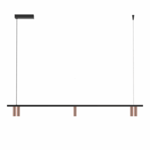 PSM LIGHTING - hanglamp - vast - voeding asymmetrisch - met LED driver blinkend goud - zwart - 2497.1200.5.42.WW