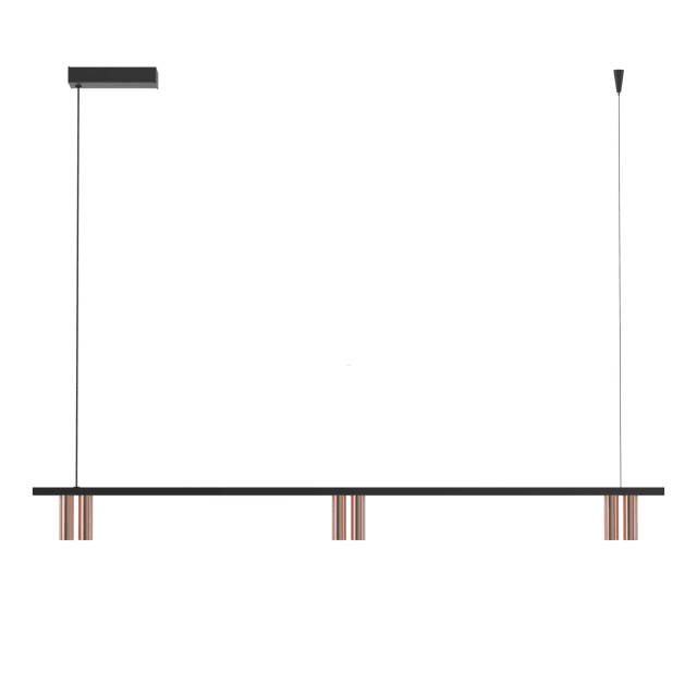 PSM LIGHTING - hanglamp - vast - voeding asymmetrisch - met LED driver zwart textuur - 2497.1600.6A.2M.NW PSM LIGHTING - hanglamp - vast - voeding asymmetrisch - met LED driver zwart textuur - 2497.1600.6A.2M.NW