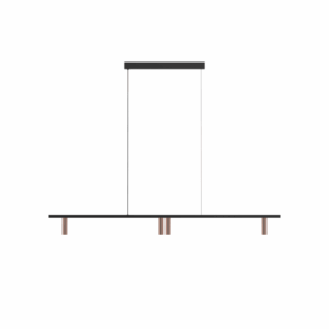 PSM LIGHTING - hanglamp - vast - voeding centraal - met LED driver blinkend goud - zwart - 2498.1200.4.42.WW