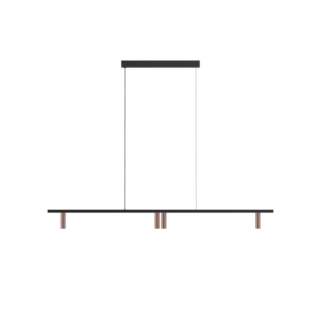 PSM LIGHTING - hanglamp - vast - voeding centraal - met LED driver goud - zwart - 2498.1200.4.162.WW PSM LIGHTING - hanglamp - vast - voeding centraal - met LED driver goud - zwart - 2498.1200.4.162.WW