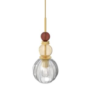PSM LIGHTING - suspension-avec 2m de câble textile et arrêt de câble à la douille - 2402.16.TXM