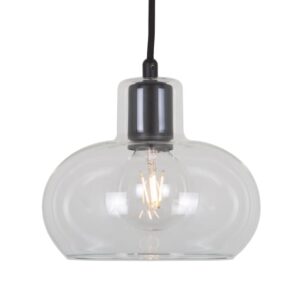 PSM LIGHTING - suspension-avec 2m de câble textile et arrêt de câble à la douille - 4104.R.E27.13.TR.TX43