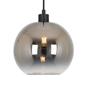 PSM LIGHTING - suspension-avec 2m de câble textile et arrêt de câble à la douille - 4953.C.E27.SH.2M.SGD.TX2