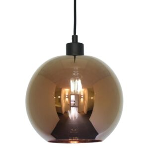 PSM LIGHTING - suspension - avec 2m de câble textile et arrêt de câble à la douille bronze / c - 5183.C.E27.SH.13.CB.TX43