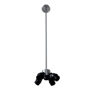 PSM LIGHTING - suspension avec rotule et rosace apparente - pour abat-jour blanc texture - 5004.E27.B3.1M