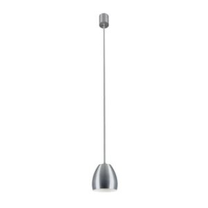PSM LIGHTING - suspension avec rotule et rosace apparente - tige raccourcissable alu satiné - 1918.B2.ES50.14