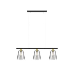 PSM LIGHTING - suspension avec rotule - tige raccourcissable - down blanc texture / transparent - 5584.E27.1M.TR