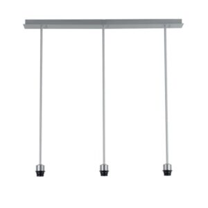 PSM LIGHTING - suspension avec rotule - tige raccourcissable - pour abat-jour blanc texture - 5013.1M