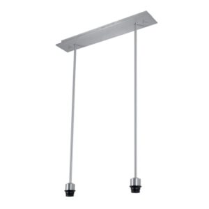PSM LIGHTING - suspension avec rotule - tige raccourcissable - pour abat-jour bronze foncé - 5012.23