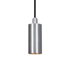 PSM LIGHTING - suspension - sans driver LED alu satiné / câble textile alu gris - 3987.M.TX.14.TX11.NW
