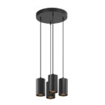 SLV Belgium - ASTO TUBE suspension GU10 longueur de suspension 250 cm 4 x 10 W noir - 1006437