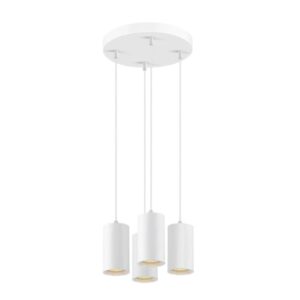 SLV Belgium - ASTO TUBE suspension GU10 longueur de suspension 250 cm max 4 x 10 W blanc - 1006438