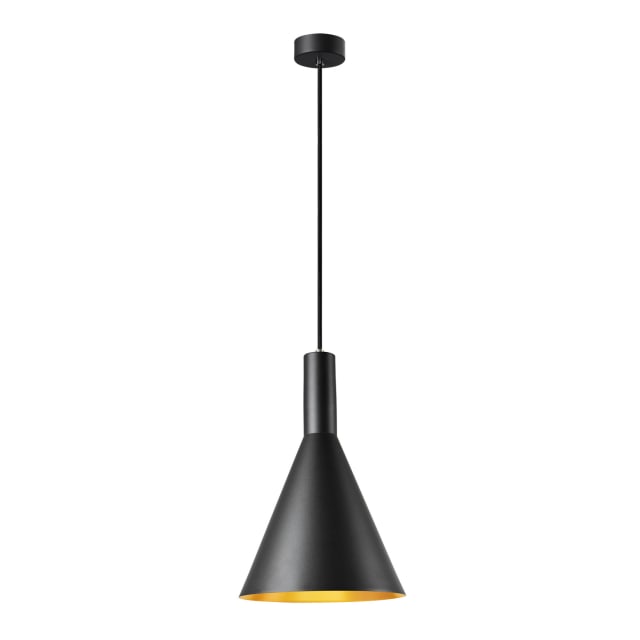 SLV Belgium - Phelia 280 E27 suspension intérieure noire/dorée - 1002950 SLV Belgium - Phelia 280 E27 suspension intérieure noire/dorée - 1002950