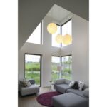 SLV Belgium - Rotoball suspension 1x max. 24W E27 230V D=50cm gris argent/blanc - 165400 – Image 2