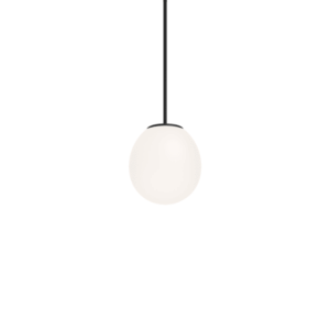 WEVER & DUCRE - DRO SUSPENDED 1.0 noir texturé + blanc opale G9 Ø125mm - 2521G0WB0